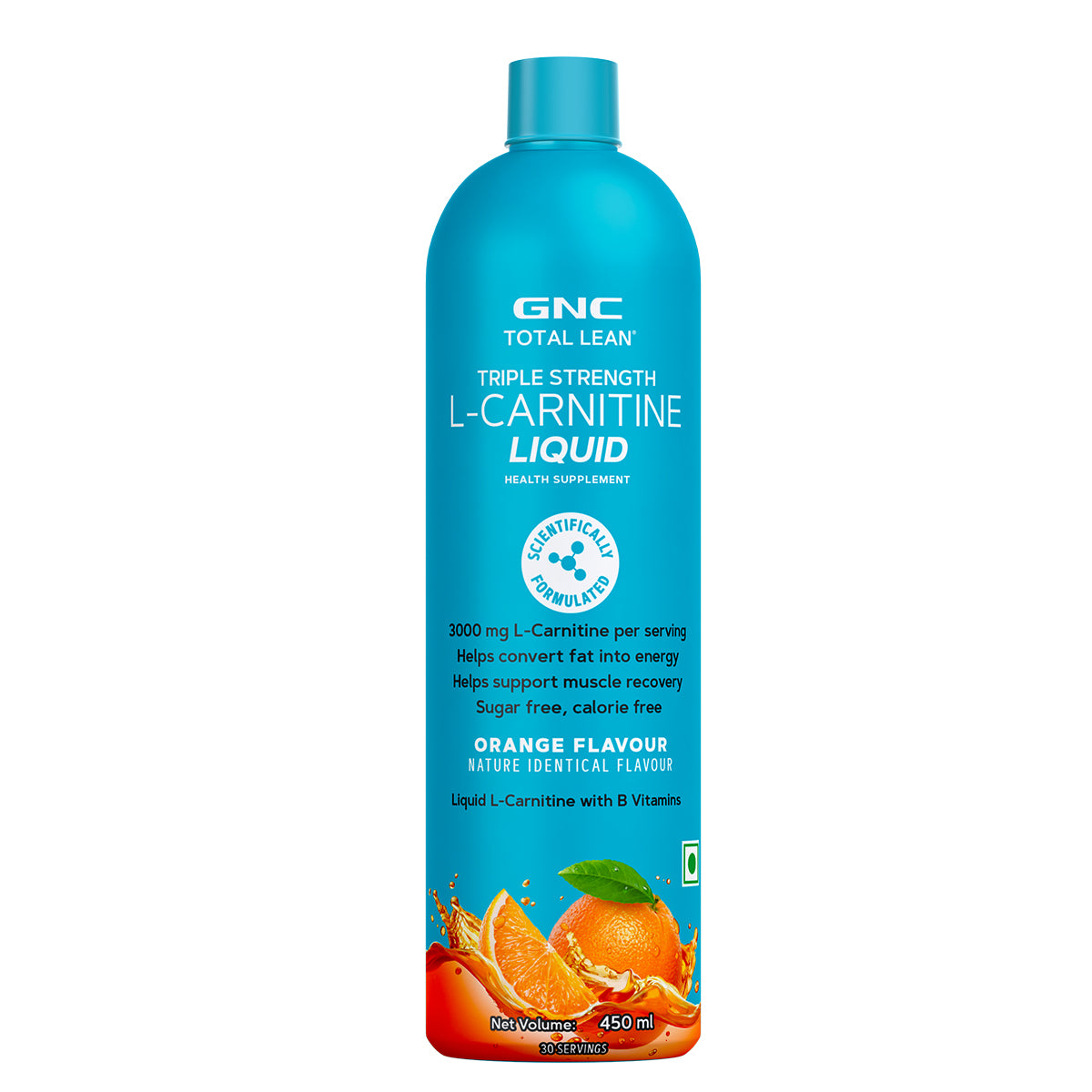 Gnc L Carnitine Liquid 450ml 